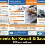 Gulf jobs - Requirements for Kuwait & Saudi