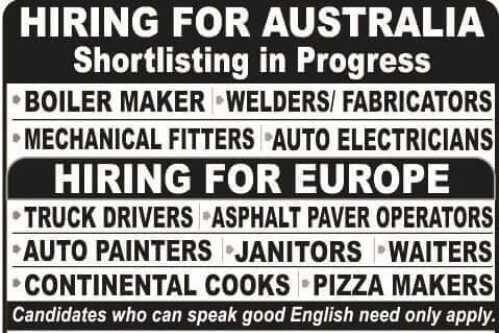 Read more about the article Europe jobs | Hiring for Australia & Europe