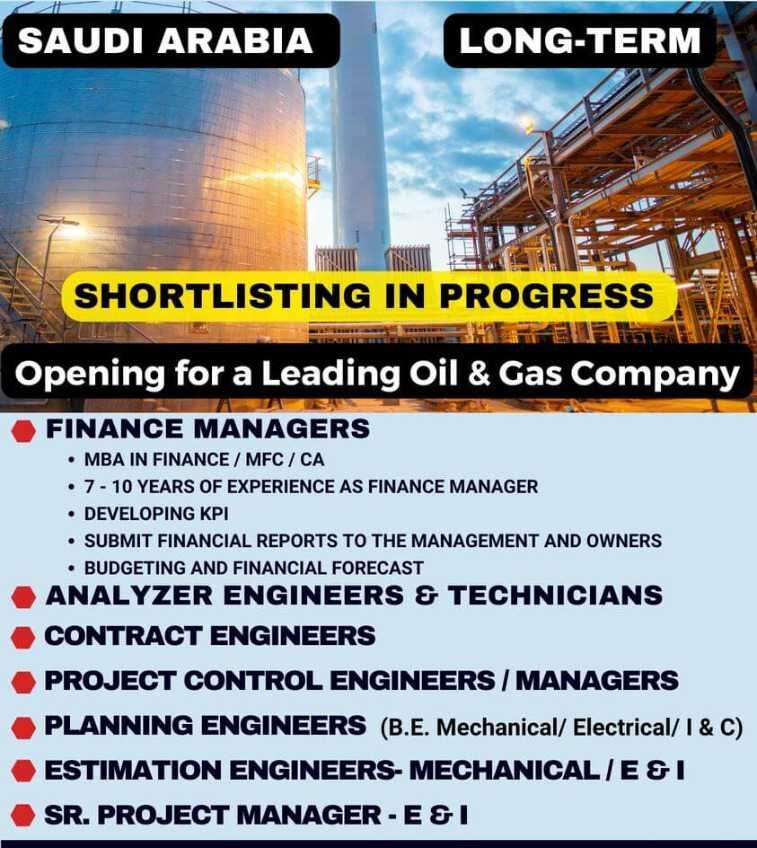 Read more about the article Ambe International | Urgent Hiring For A Top Leading Oil & Gas Company – Saudi Arabia