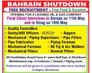 Bahrain Job Vacancy