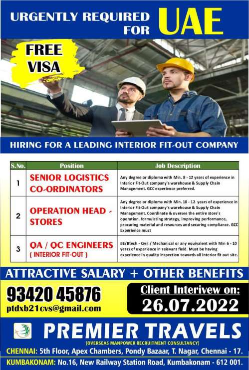 Interior Company Job UAE