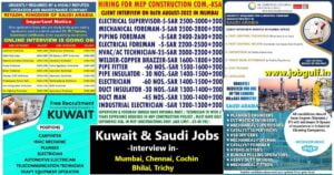 Gulf Jobs Abroad Want for Saudi Arabia & Kuwait