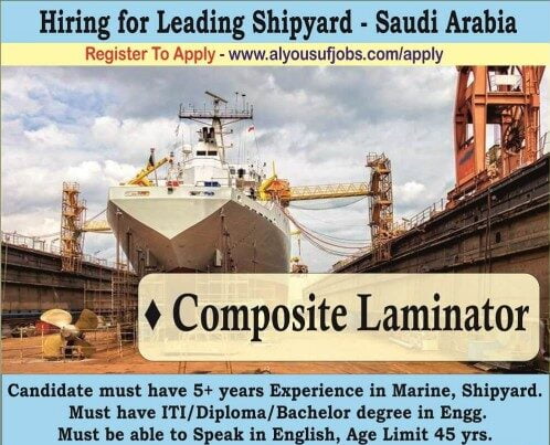 Read more about the article Gulf jobs | Hiring for leading shipyard in Saudi Arabia