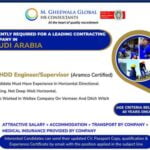 Gulf jobs Want for HDD engineer Supervisor- Saudi