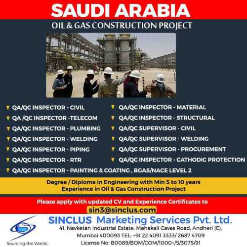 Gulfwalkin interview | Want for oil & gas construction projects - Saudi Arabia