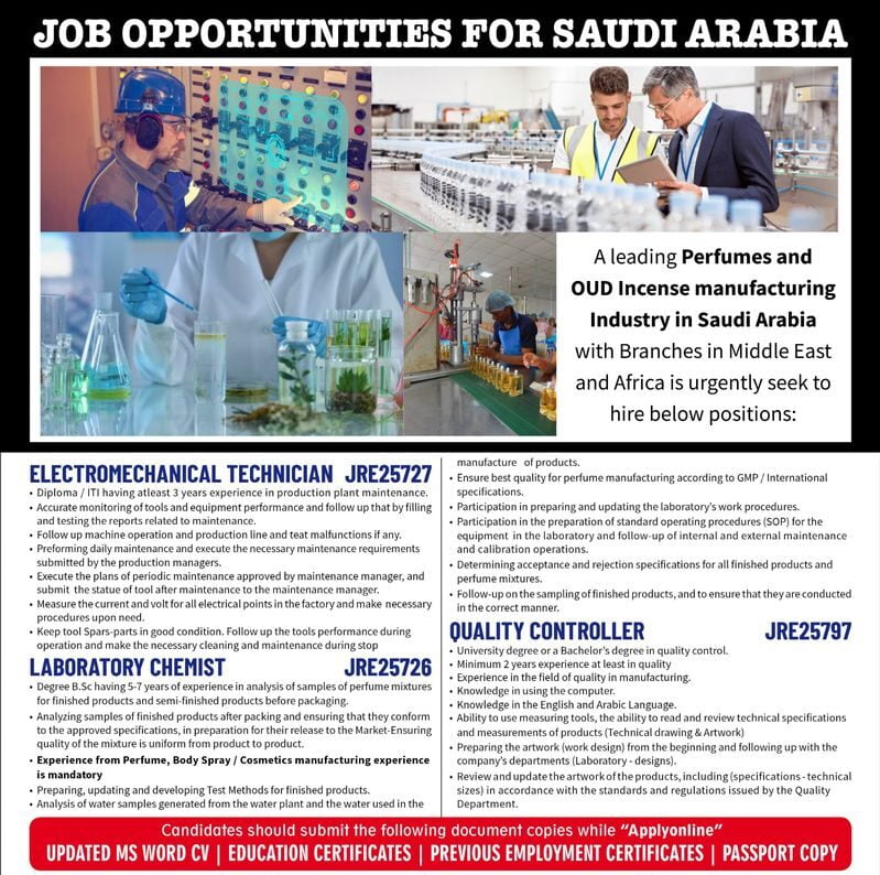You are currently viewing Walk-In-Interview | Want for Saudi Arabia