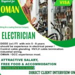 Free Visa | Want for Electricians – Oman