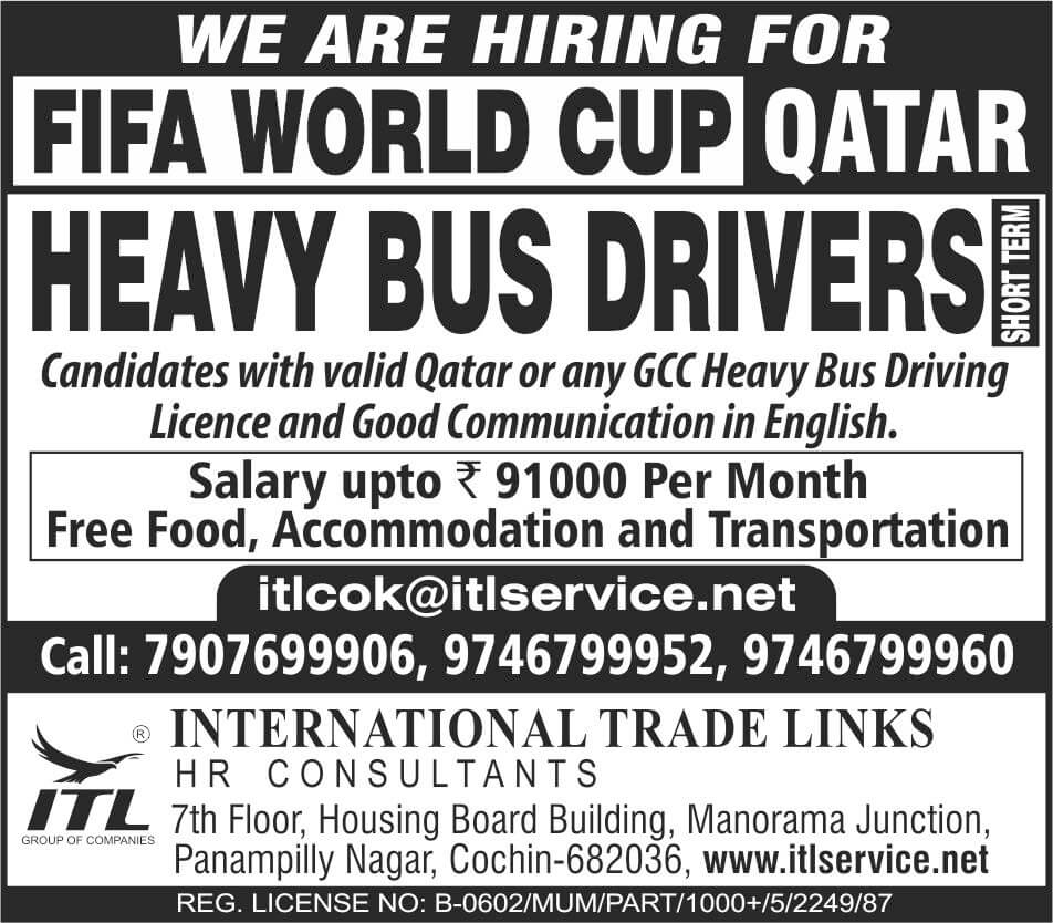 You are currently viewing Gulf Vacancy | Hiring for Fifa world cup – Qatar