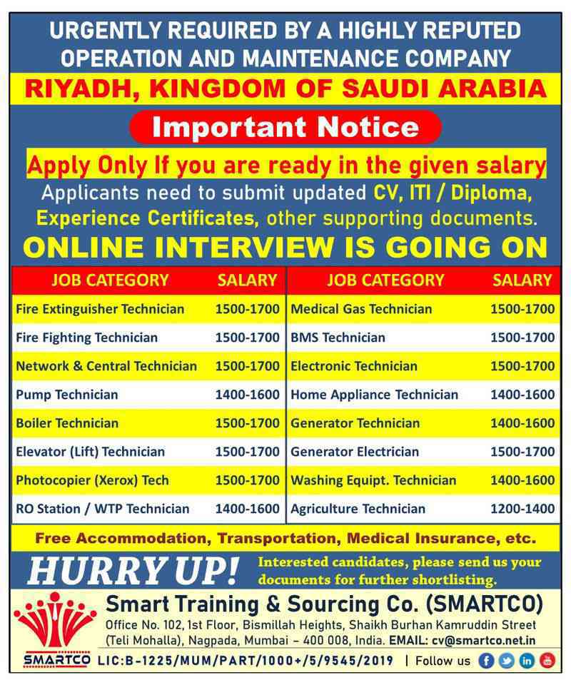 Read more about the article Gulf walk-In | Operation & Maintenance Company – Saudi