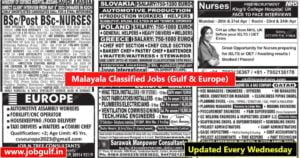 Malayala Classified Jobs