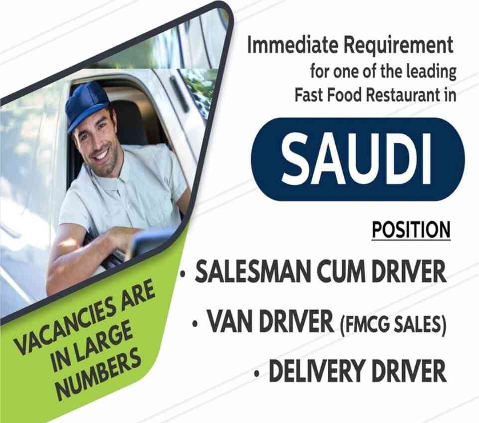 Overseas Abroad Times Immediate requirement for fast food restaurant - Saudi Arabia